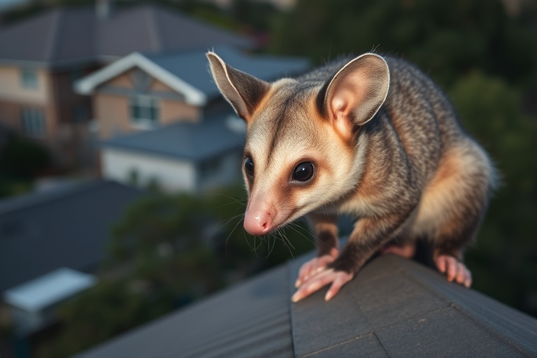 Possum in Parramatta residential area
